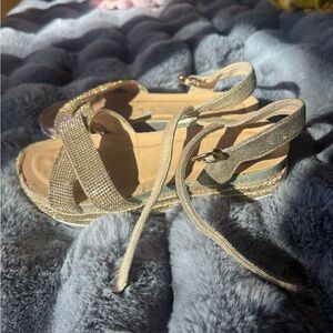 Elegant Gold Women's Sandals